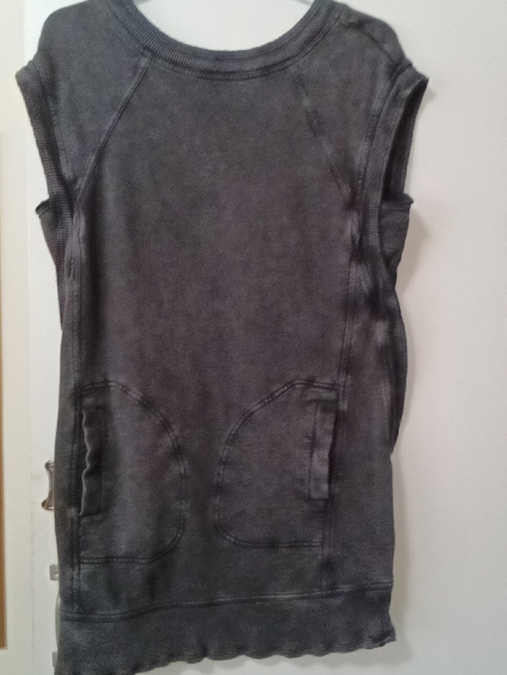 DAILY PRACTICE Women's Washed Black Sleeveless Top